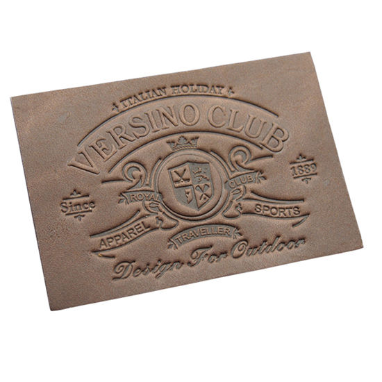 özel kabartmalı deri etiketler deri bagaj etiketleri üreticisi logolu