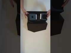 Özel logo lüks manyetik flap kapağı kutusu