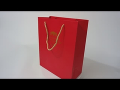 Üreticinin logosu ile özel basılı kağıt torba ambalajı