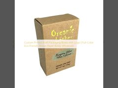 Custom Printed Kraft Packaging Boxes with Logo | Full-Color Eco-Friendly Brown Paper Boxes Wholesale