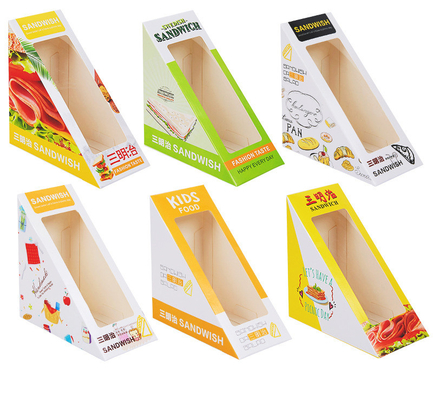 satın al Pencere Üreticili Özel Baskı Sandviç Kağıt Renkli Kutu Ambalajı online manufacture