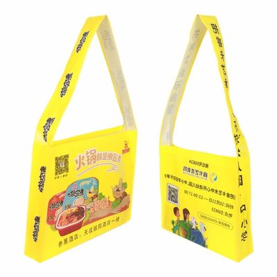 satın al Reklam, promosyon veya alışveriş için özel çapraz vücut laminatlı dokunmamış çantalar online manufacture