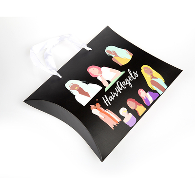 satın al Custom Printed Pillow Boxes with Handle – Luxury Packaging for Wigs, Hair Extensions & Accessories online manufacture