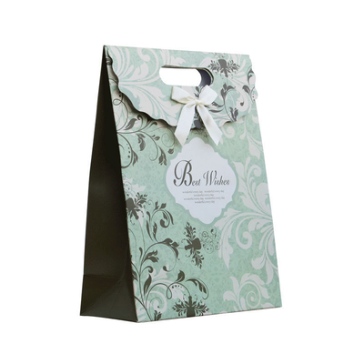 satın al Custom Wedding Gift Paper Bags with Die-Cut Handles & Ribbon – Luxury Party & Event Packaging online manufacture