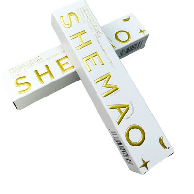 satın al Özel Lüks Kağıt Maskara Ambalaj Kutuları Altın Folyo Damgası ve Rezil Logo ile Çevrimiçi üretim