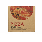 Food Grade Pizza Delivery Box , Bulk Cardboard Boxes Thin Matte Suface Handling