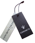 Perforated Custom Garment Tags Eco Friendly Cardstock Hanging For Jeans Pants