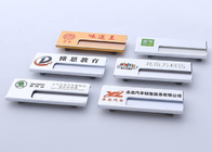 Metal Custom Name Tag Badges , Unique Name Badges Template Aluminum Muilti Color