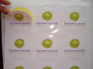 Business Custom Printed Sticker Labels Advirtising Multipurpose Aqueous Coating