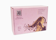 Custom Corrugated Paper Mailer Boxes Shipping Packaging For Hair Extension Wigs