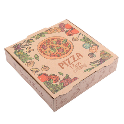 İyi bir fiyat. Katlanmış Kraft Oluklu Karton Pizza Kutuları Toptan E Flüt Pizza Kutusu Fabrikası çevrimiçi