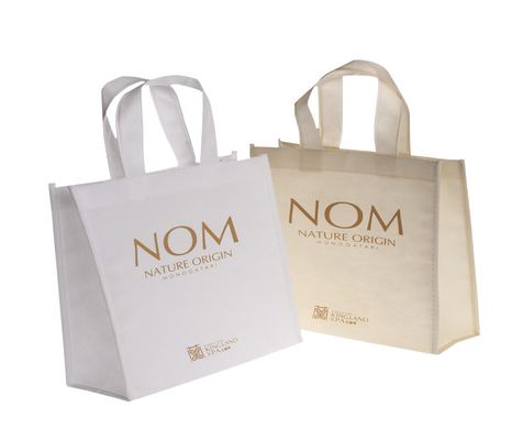 İyi bir fiyat. Non Woven Tote Bags Printing Promotional Non Woven Shopping Bags With Custom Logo (Özel logolu dokunulmamış torbalar) çevrimiçi
